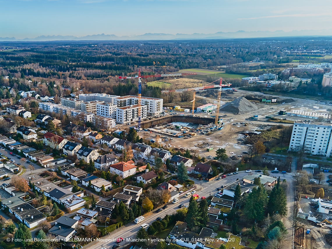 21.11.2020 - Piederstrorfer Gelände und Alexisquartier in Neuperlach in München